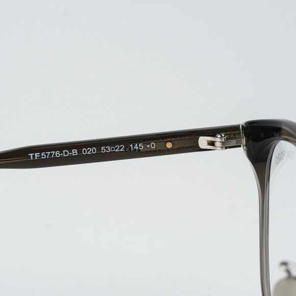 Tom Ford Women Eyeglasses Grey Blue Block Square FT5776-D-B/O 020 BRAND NEW main image 5
